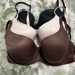 Victoria's Secret Bra Set - Black, Cream, and Brown